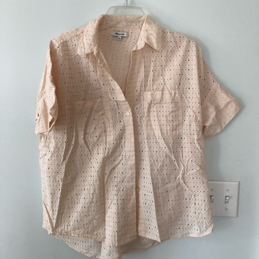 Madewell Eyelet top
